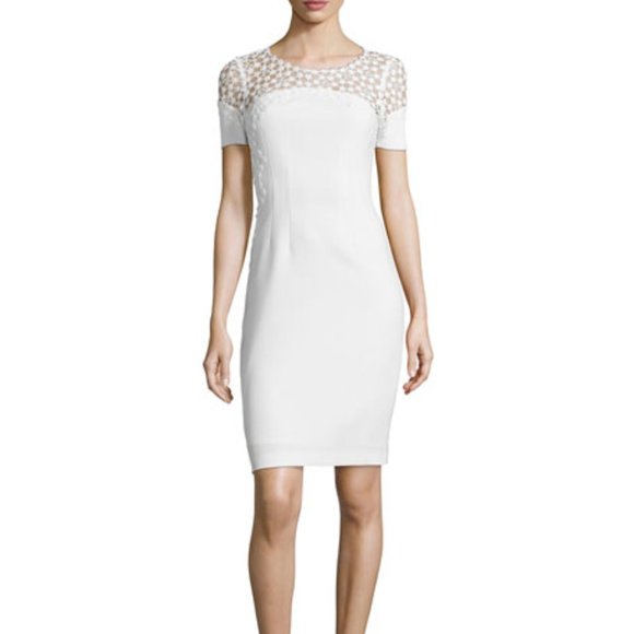 Elie Tahari Dresses & Skirts - Elie Tahari Wedding Reception Lace Sheath Dress